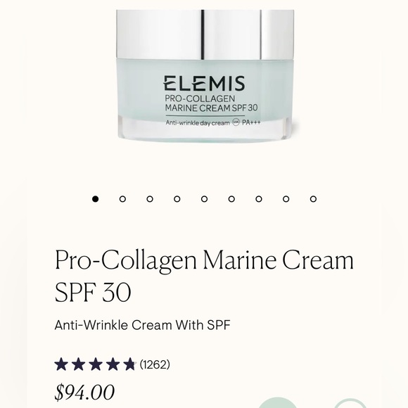 NIB Elemis Pro-Collagen Marine Cream SPF 30 30ml - Picture 3 of 3